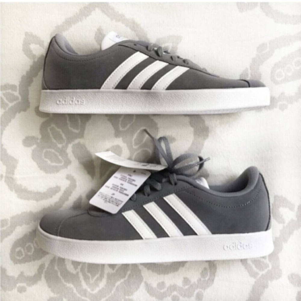 NWT Adidas Grey Sneakers - Picture 5 of 9